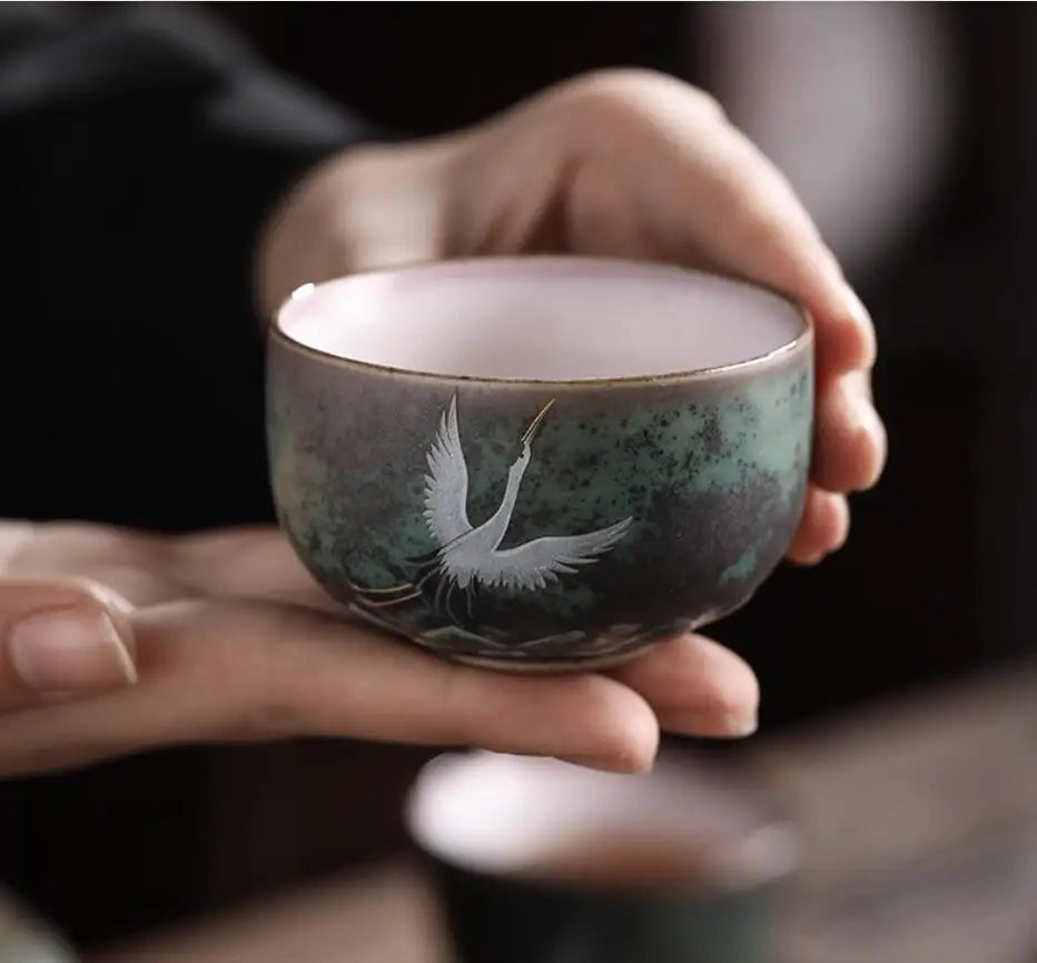 1pcs Japanese Style Ceramic Coffee Cup Porcelain Personal Single Pottery Tea Cups Drinkware Wine Mug Water Mugs
