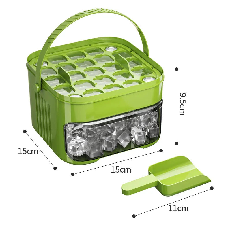 50 grid ice makerNew Large Capacity -  Household Food Grade Plastic Double-layer Ice Storage Barrel ice Ball Mold Tools sets
