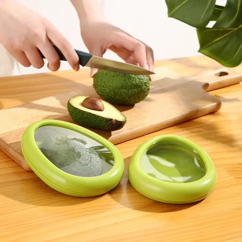 1PC/4Pcs Set Fruit Preservation Storage Box Silicone Film Food Box Sealed Mini Refrigerator for Storage Vegetable Lemon Fresh