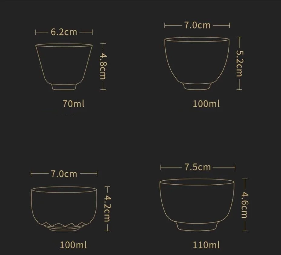 1pcs Japanese Style Ceramic Coffee Cup Porcelain Personal Single Pottery Tea Cups Drinkware Wine Mug Water Mugs