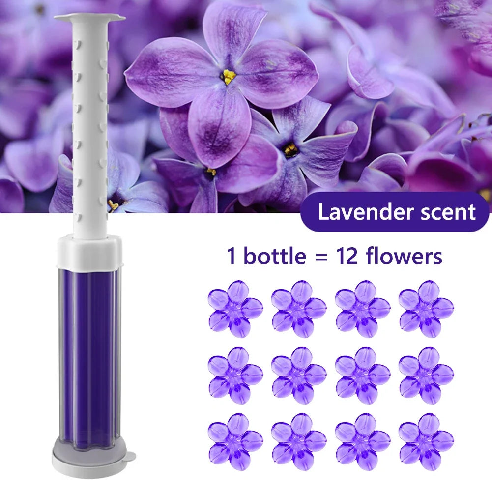 Toilet Cleaner Gel Remove Odors Leave Flower Aromatic Toilet Gel No Traces Comfortable Smell for Household Cleaning Products