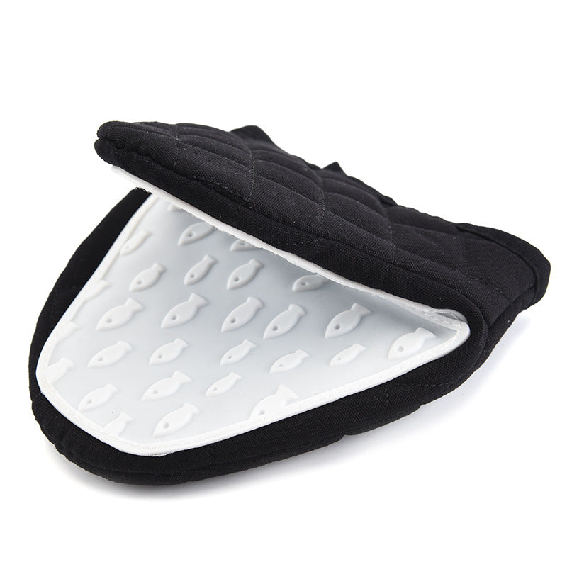 1PCS Fish Shaped Silicone Anti Scald Oven Gloves Kitchen Silicone Gloves Tray Dish Holder Oven Gloves Multi-purpose Gloves