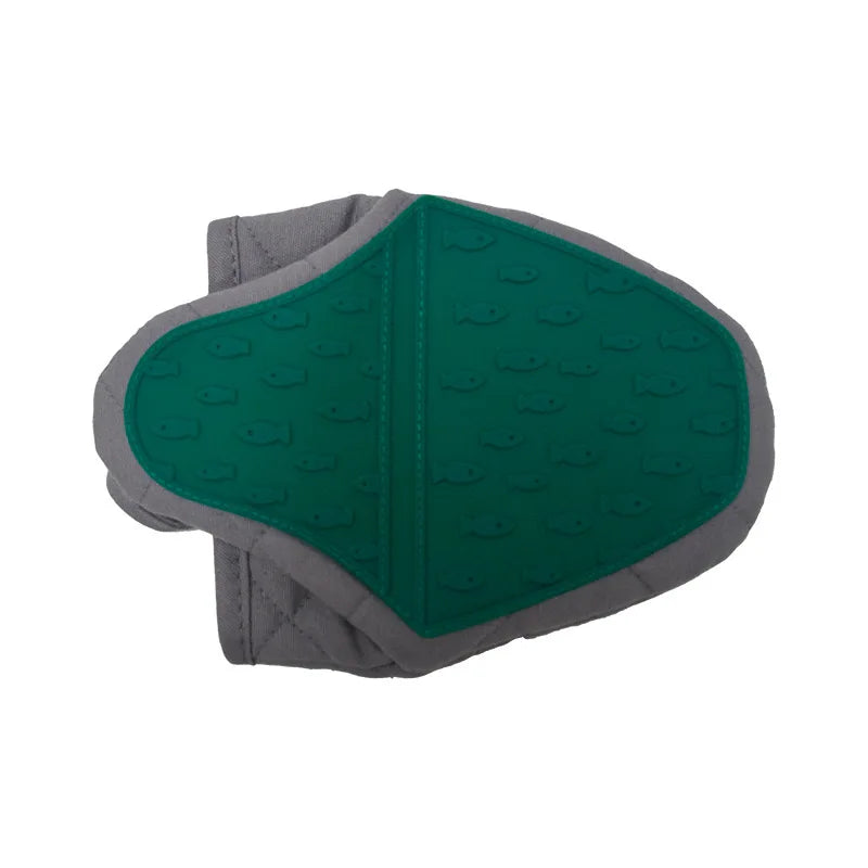 1PCS Fish Shaped Silicone Anti Scald Oven Gloves Kitchen Silicone Gloves Tray Dish Holder Oven Gloves Multi-purpose Gloves