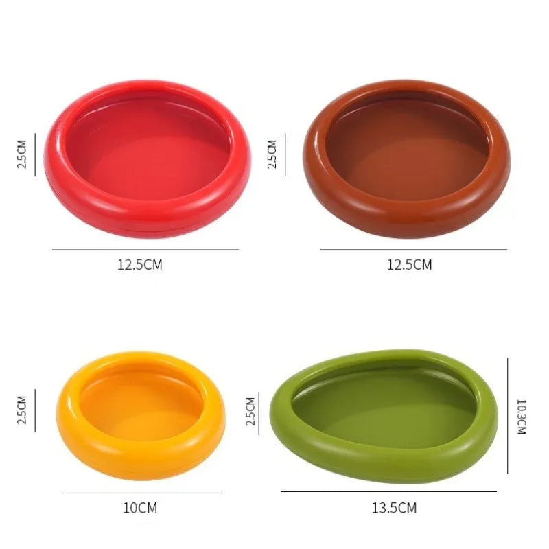 1PC/4Pcs Set Fruit Preservation Storage Box Silicone Film Food Box Sealed Mini Refrigerator for Storage Vegetable Lemon Fresh